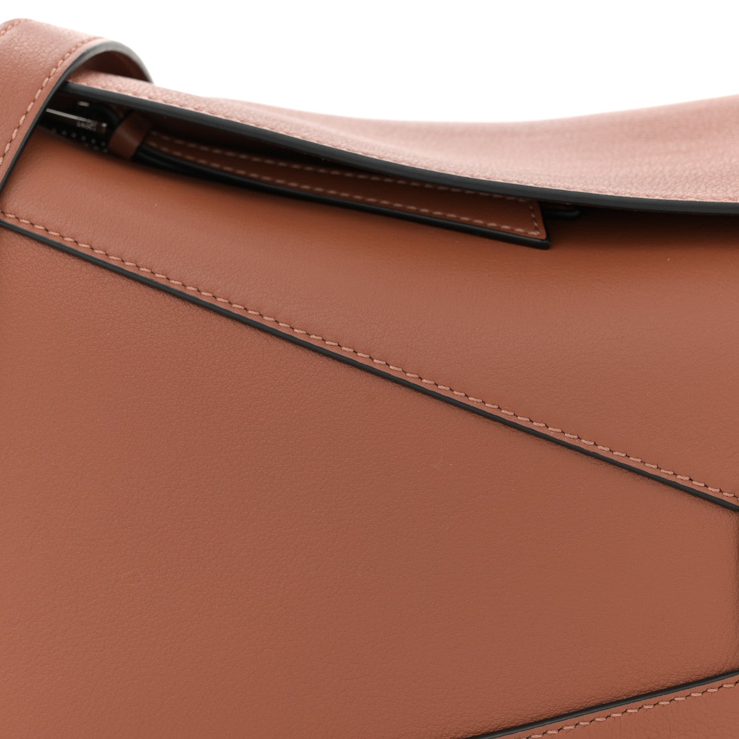 Loewe Calfskin Small Puzzle Edge Bag Tan 8 of 12