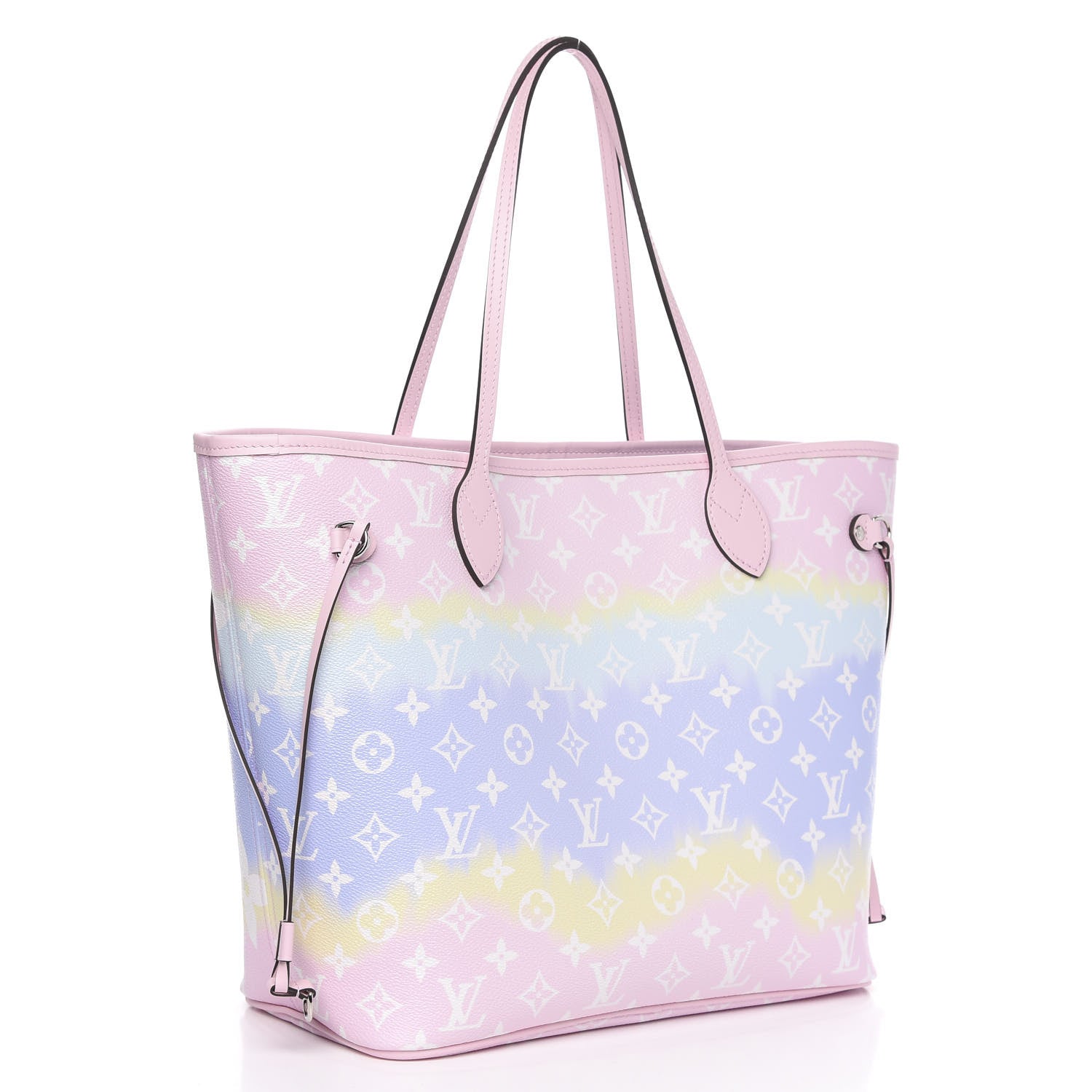 Louis Vuitton Monogram Escale Neverfull MM Pastel 3 of 10