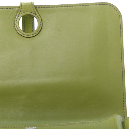Hermes Togo Dogon Duo Wallet Vert Anis 8 of 12