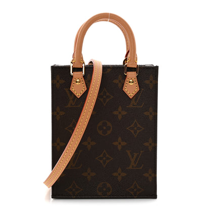 Louis Vuitton Monogram Petit Sac Plat 1 of 9
