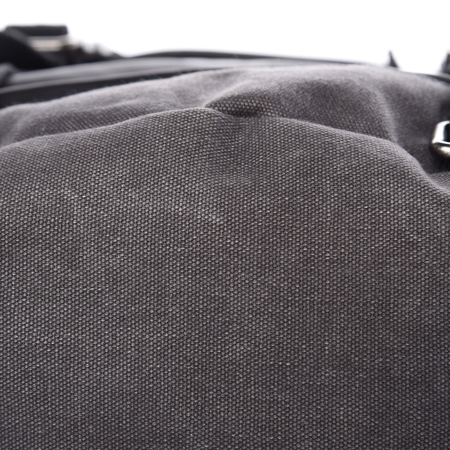 Nylon Cotton Canvas Dauphine Zaino Backpack Nero Anthracite