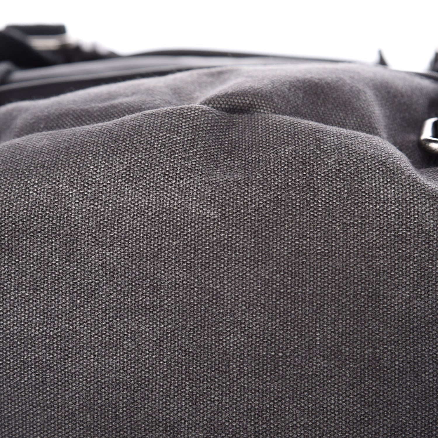 Dolce & Gabbana Nylon Cotton Canvas Dauphine Zaino Backpack Nero Anthracite 10 of 10