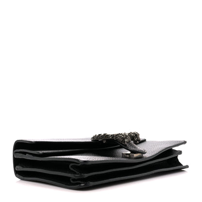 Gucci Pebbled Calfskin Small Dionysus Shoulder Bag Black 4 of 12