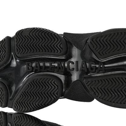 Balenciaga Fabric Mesh Womens Triple S Sneakers 38 Black 6 of 8