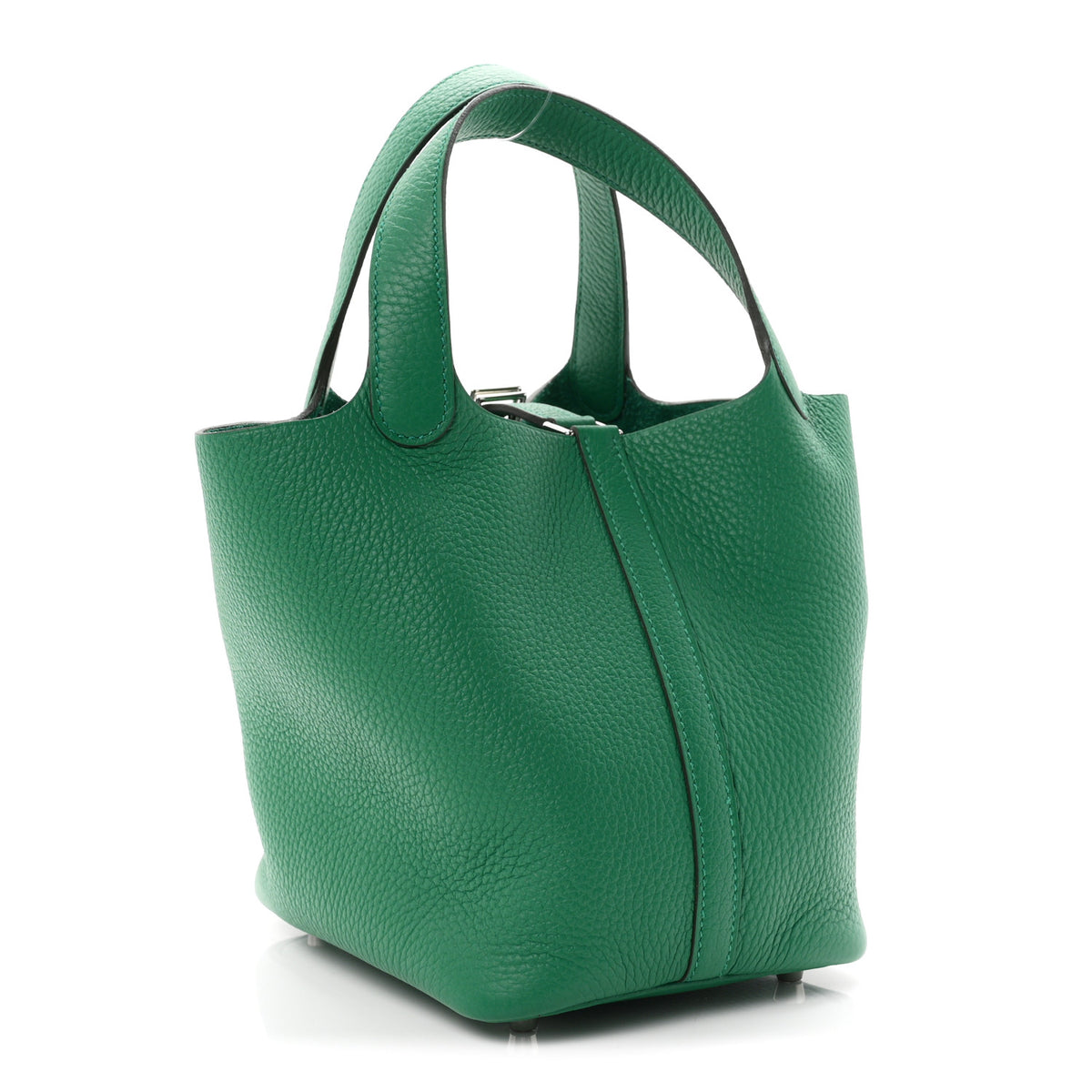 Hermes Taurillon Clemence Picotin Lock 18 PM Vert Vertigo 3 of 11