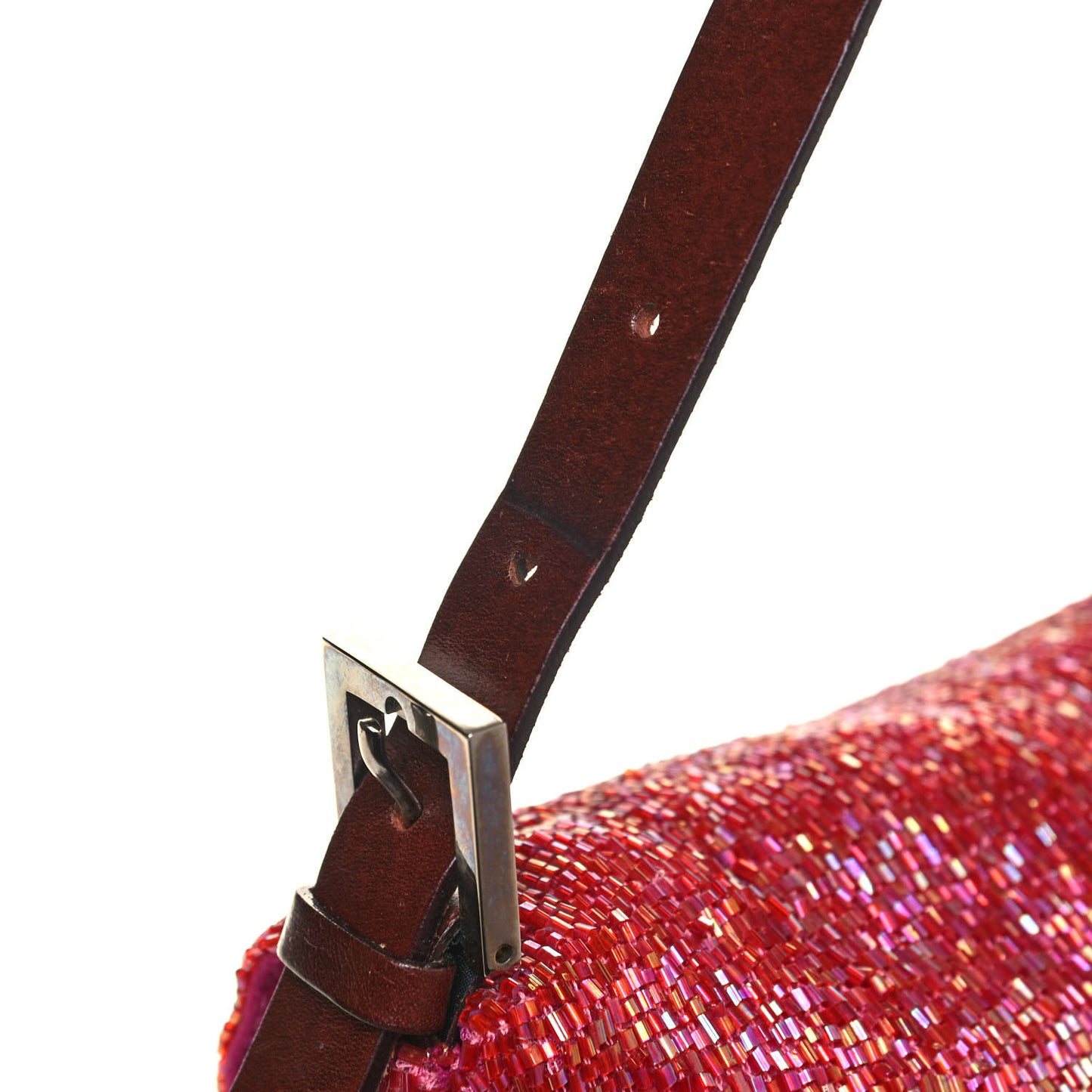 Beaded Baguette Red Pink