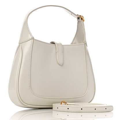 Gucci Boarded Dyana Lux Calfskin Mini Jackie 1961 Hobo Mystic White 2 of 10