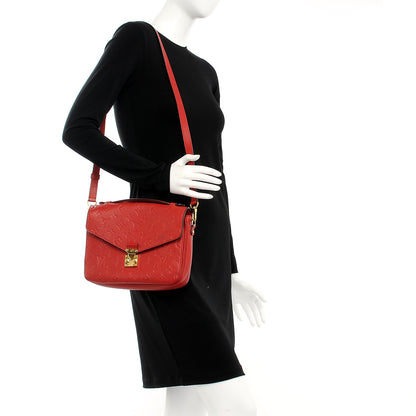 Louis Vuitton Empreinte Pochette Metis Scarlet 2 of 9