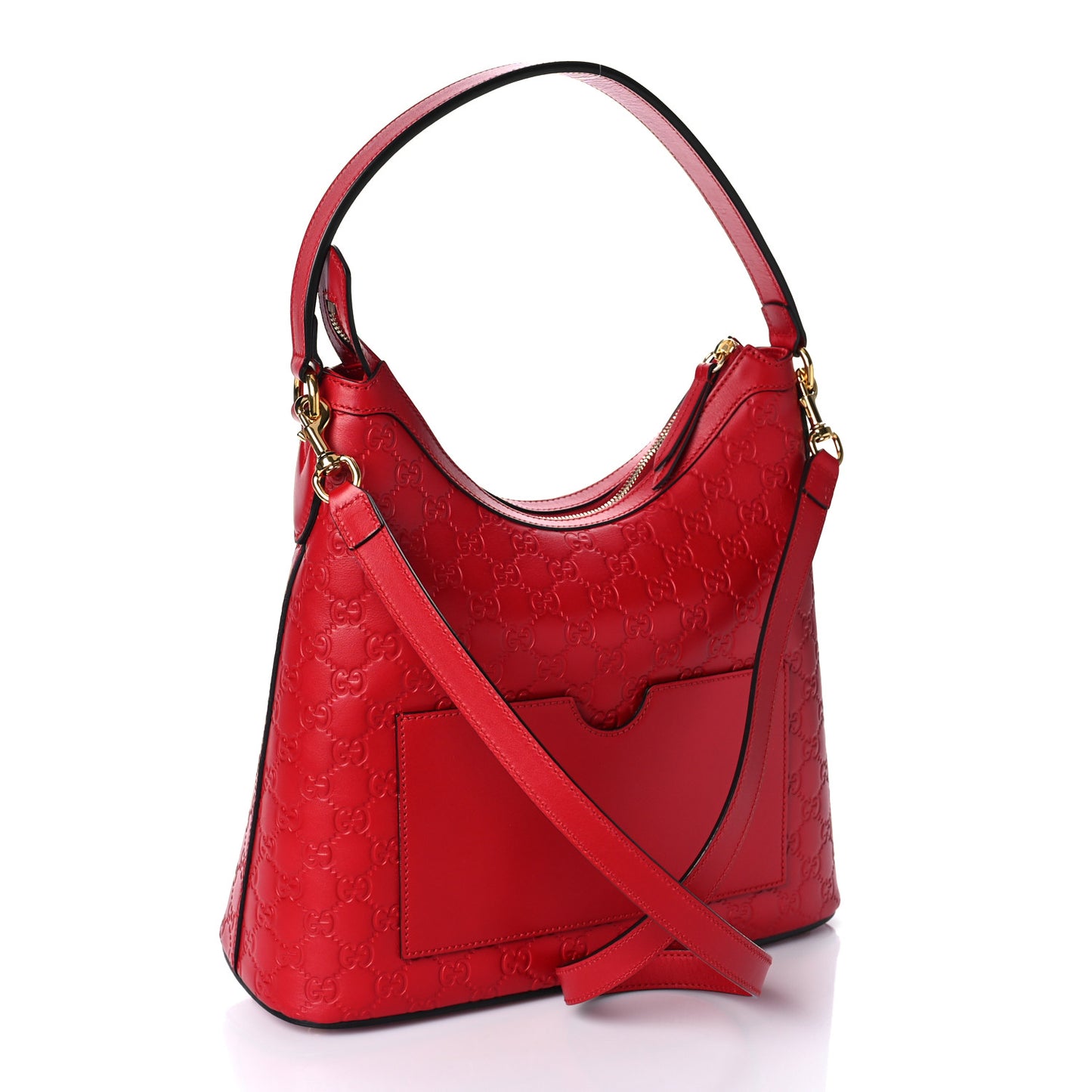 Guccissima Linea A Hobo Red