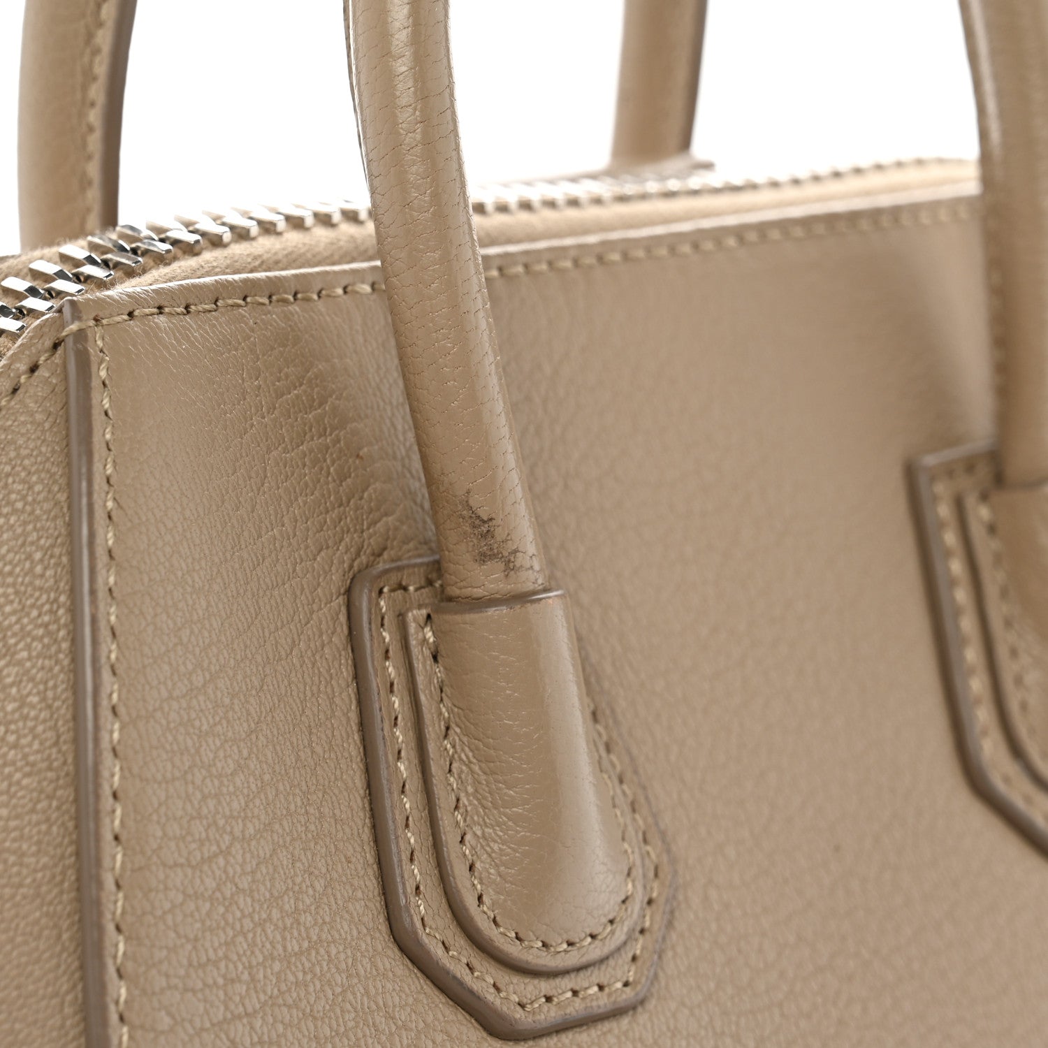 Givenchy Sugar Goatskin Mini Antigona Beige Camel 11 of 11