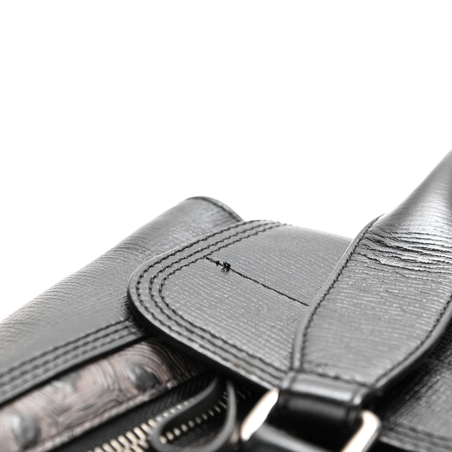 3.1 Phillip Lim Turtle Embossed Medium Pashli Satchel Black 9 of 10