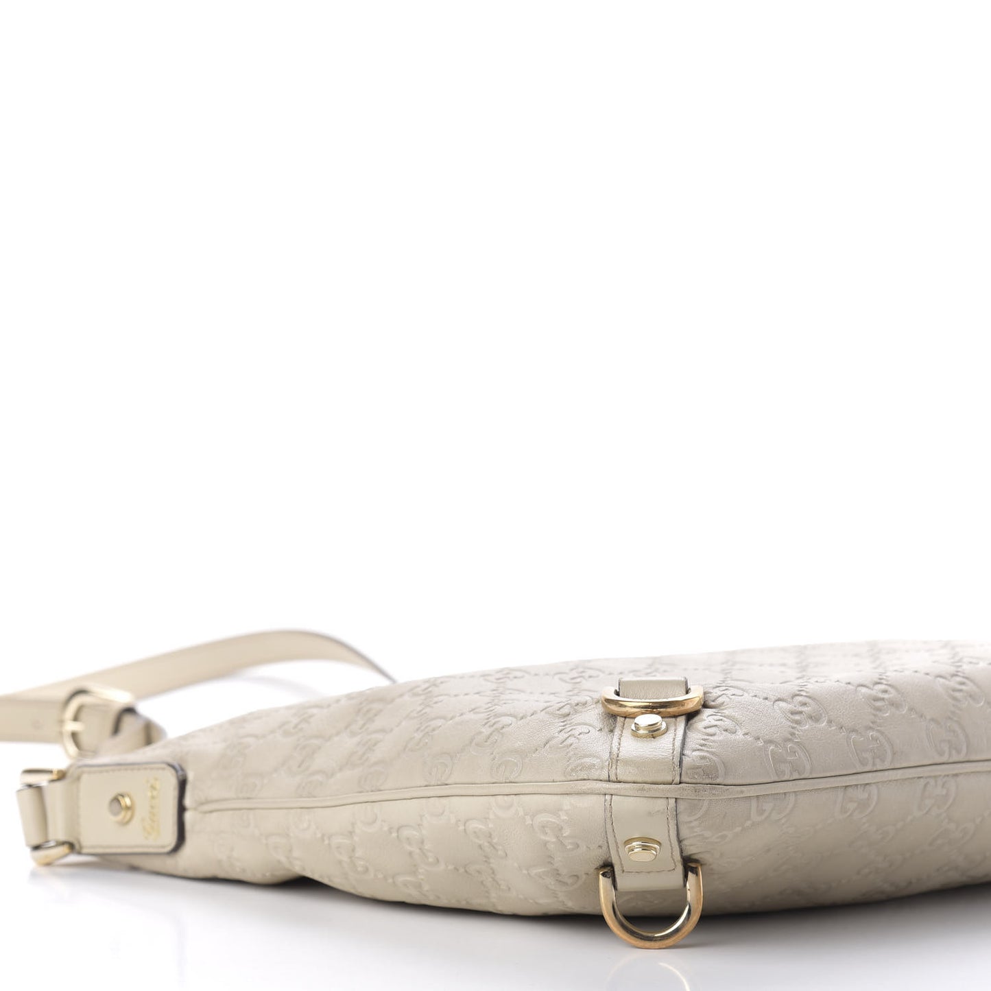 Guccissima Abbey Messenger Bag Off White