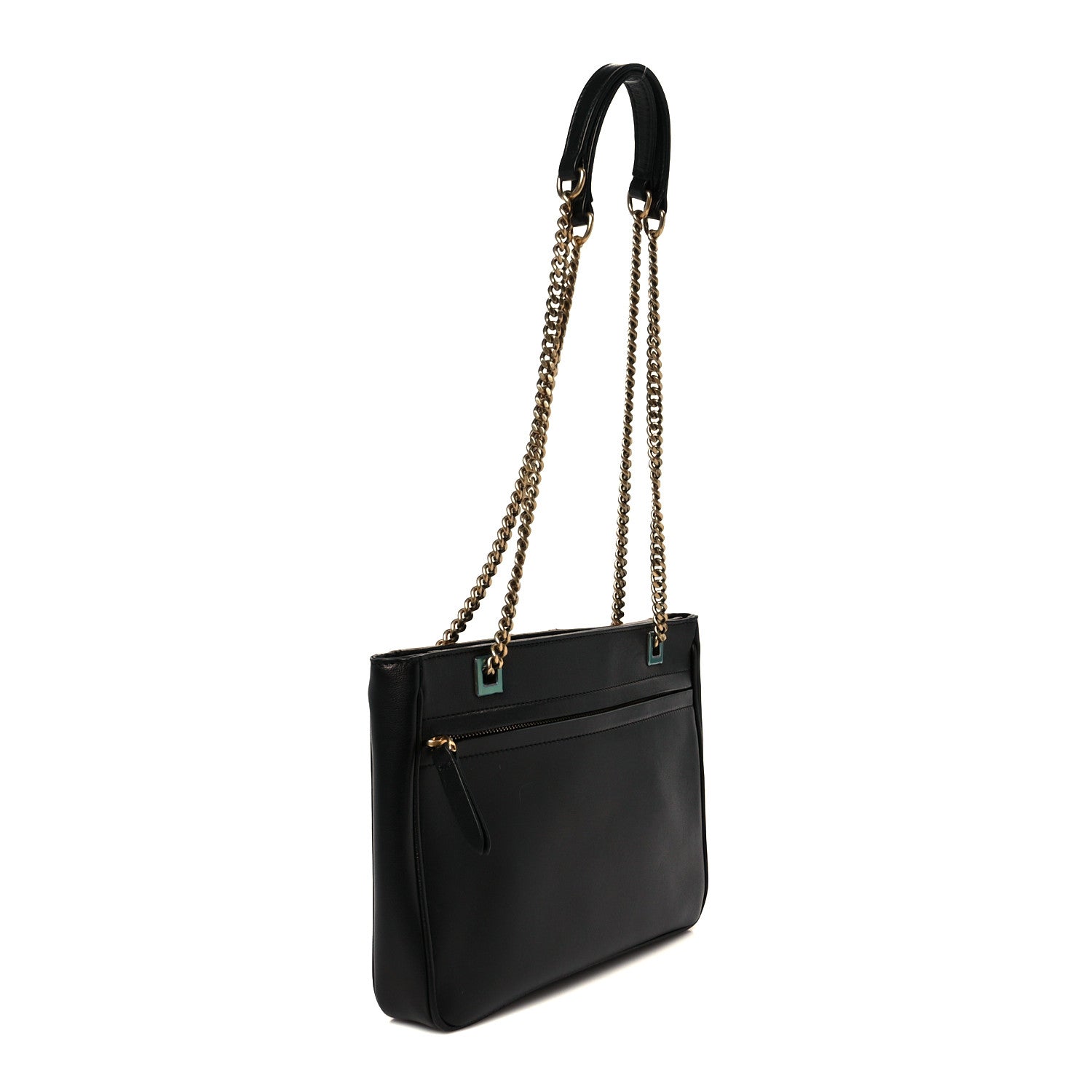 Valentino Garavani Nappa Small Viva Superstar Shopping Tote Black Brown 3 of 9