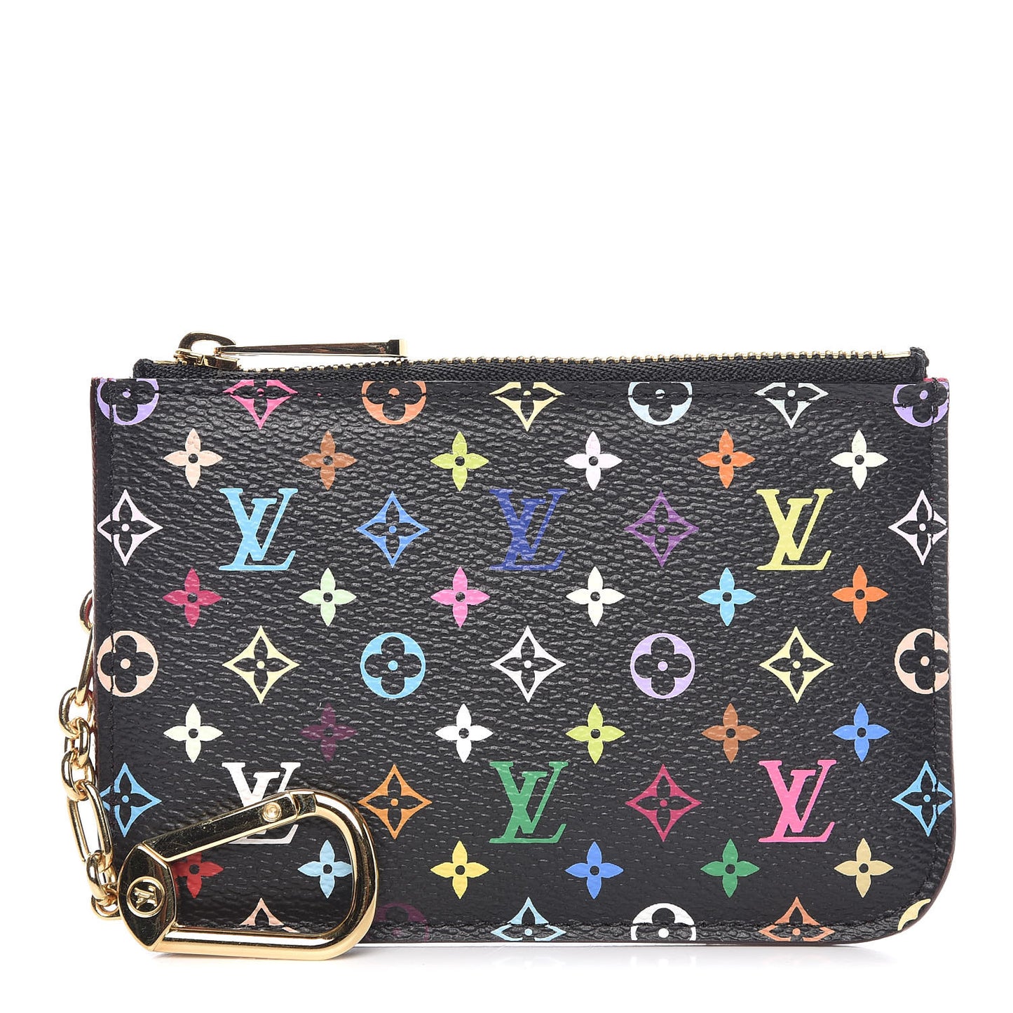Monogram Multicolor Key Pouch Black Grenade