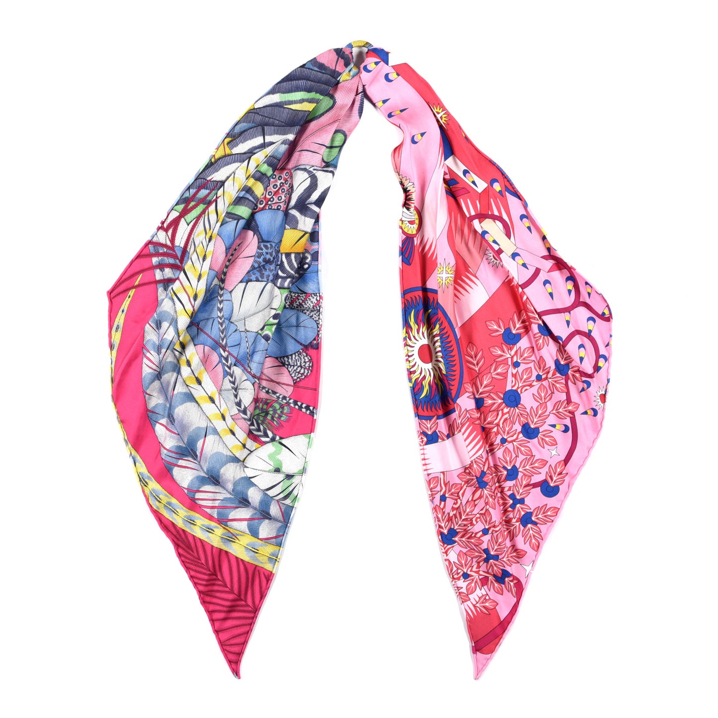 Silk Ring Scarf Rose