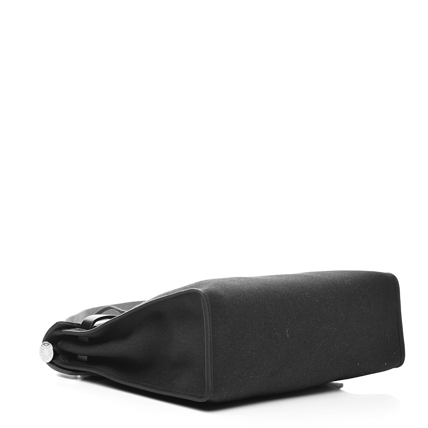 Hermes Military Toile Vache Hunter Herbag Zip PM 31 Black 5 of 13