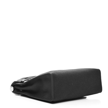 Hermes Military Toile Vache Hunter Herbag Zip PM 31 Black 5 of 13