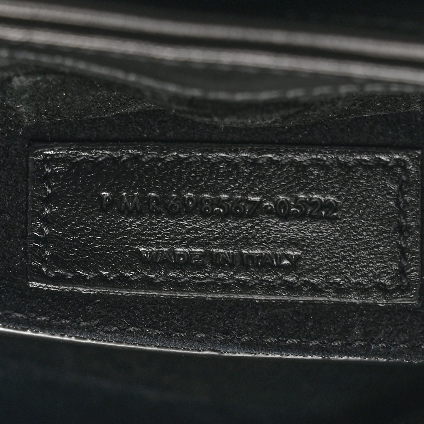 Lambskin Quilted Le 57 Diamond Shoulder Bag Black