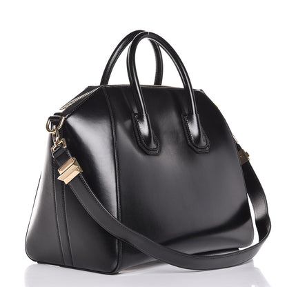 Givenchy Shiny Lord Calfskin Medium Antigona Black 3 of 13