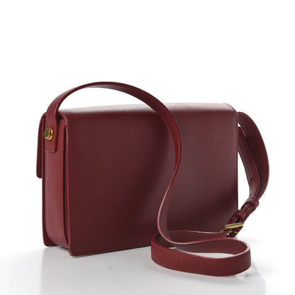 Saint Laurent Calfskin Medium Classic Lulu Bag Red 3 of 10