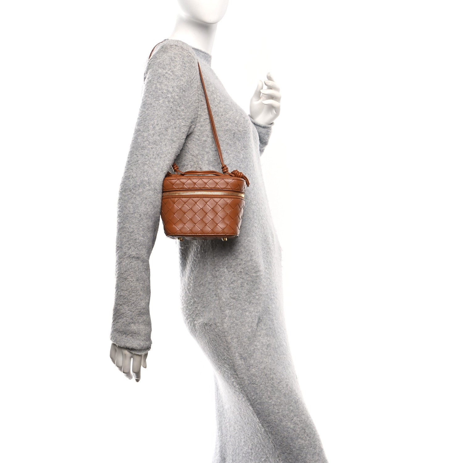 Bottega Veneta Nappa Intrecciato Small Vanity Case Wood 2 of 9