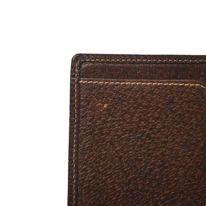 Gucci Coated Canvas Monogram Checkbook Wallet Brown 10 of 11