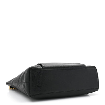 Chanel Caviar Flap Shoulder Bag Black 4 of 17