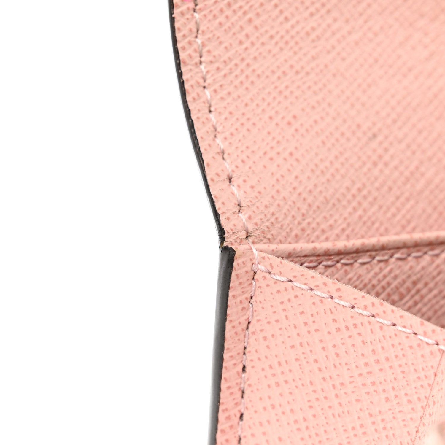 Louis Vuitton Damier Ebene Sarah Wallet NM Rose Ballerine 7 of 9