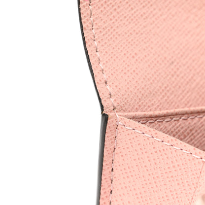 Louis Vuitton Damier Ebene Sarah Wallet NM Rose Ballerine 7 of 9