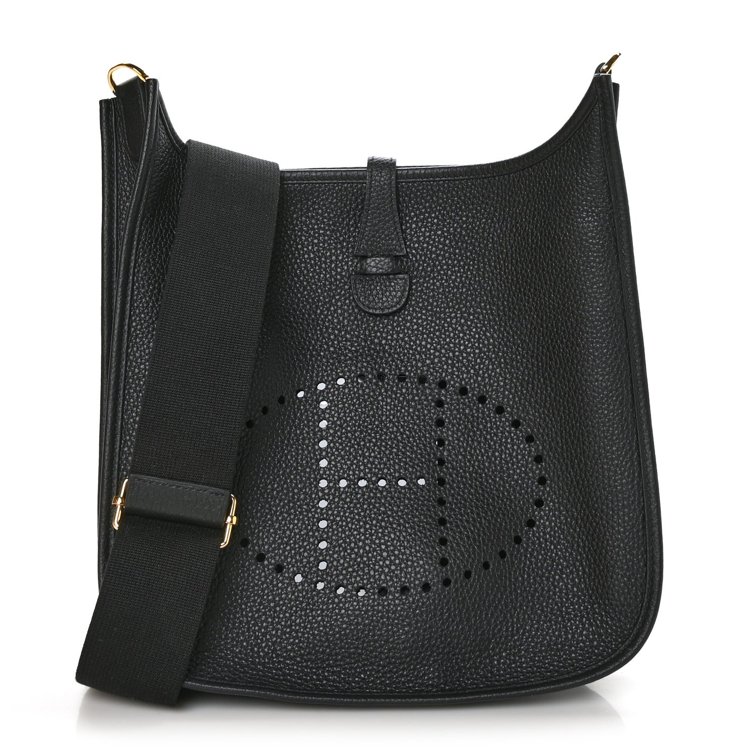 Hermes Taurillon Clemence Evelyne III PM Black 1 of 10