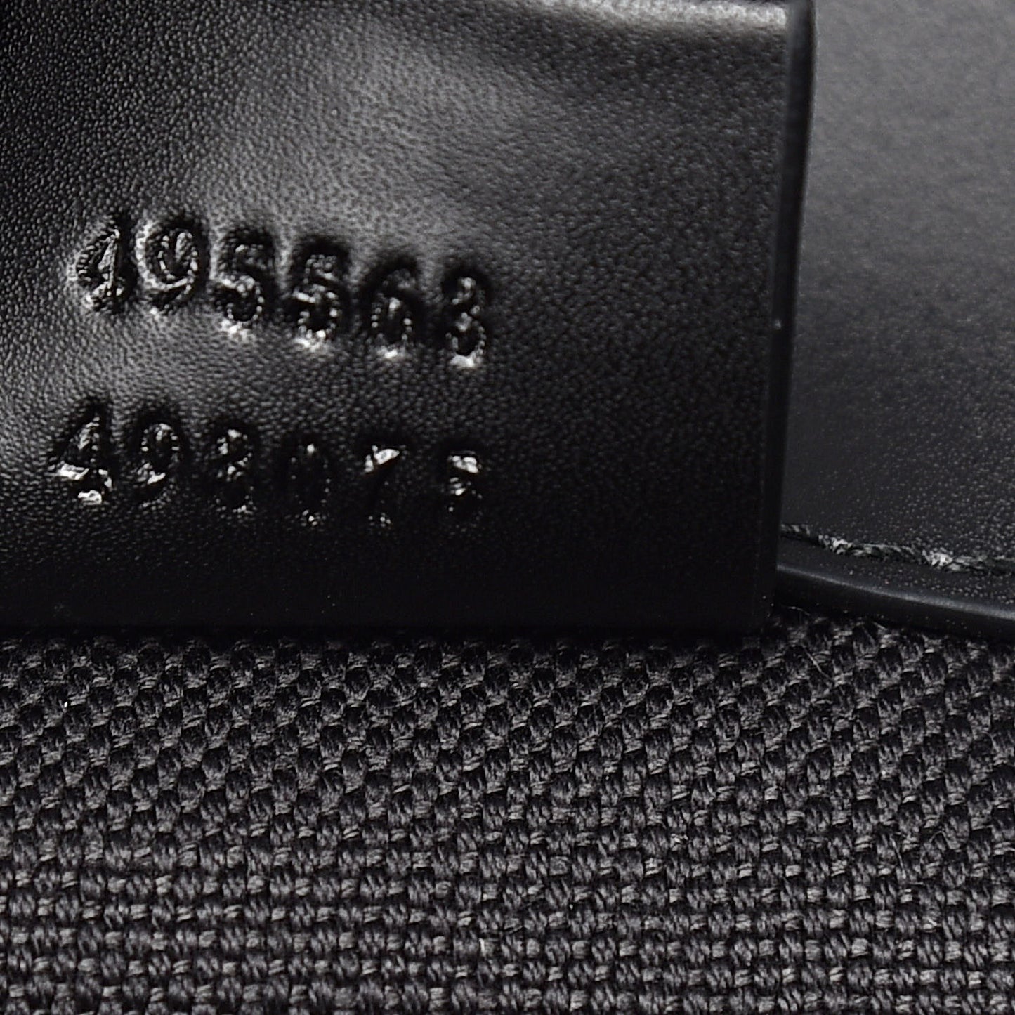 Soft GG Supreme Monogram Appia Calfskin Web Double Buckle Backpack Black