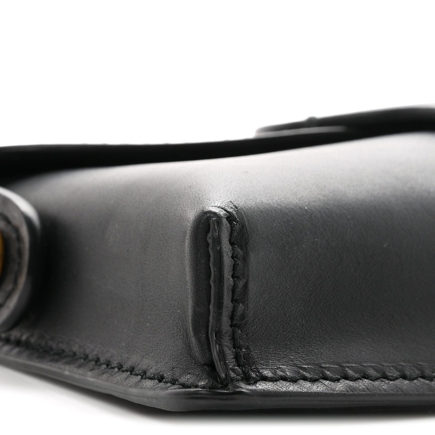 Grained Calfskin D-Bee Shoulder Bag Black