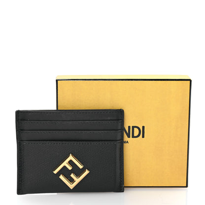 Fendi Vitello Cruise FF Diamonds Card Holder Black 8 of 8
