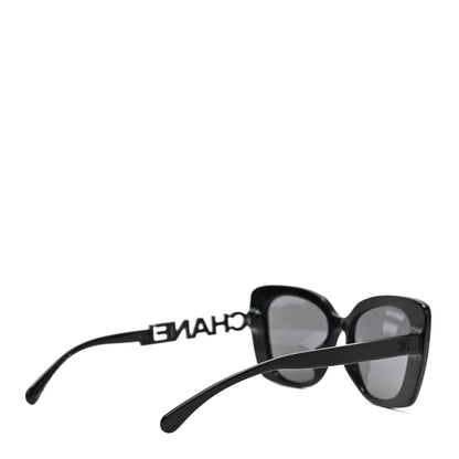 Chanel Acetate Strass Polarized Square Sunglasses 5422-B-A Black 4 of 7
