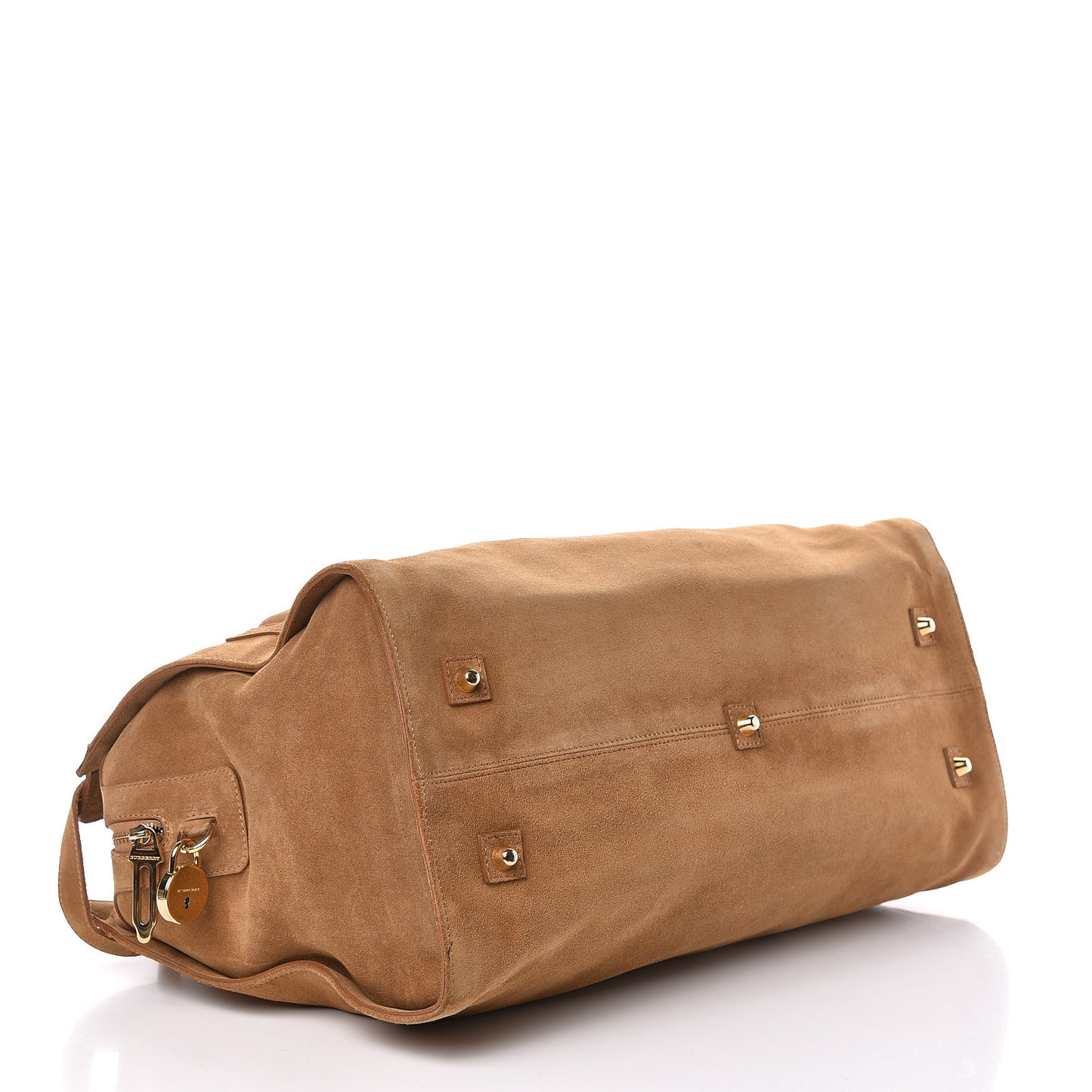 Prorsum Suede Weekender Bag Tan