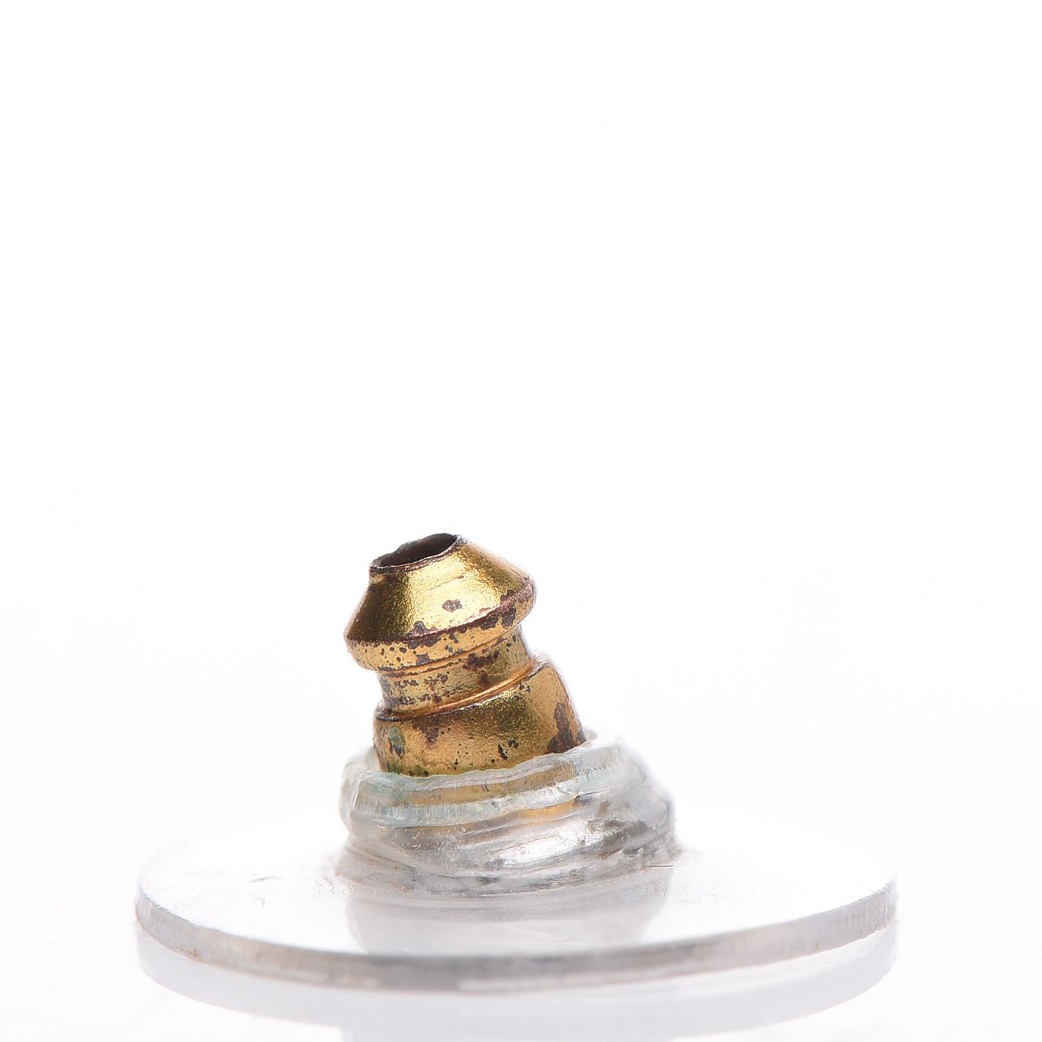 Chanel Pearl Crystal CC Earrings Gold 4 of 6