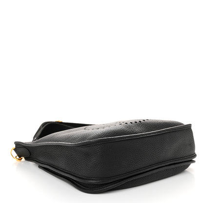 Hermes Taurillon Clemence Evelyne III PM Black 4 of 12