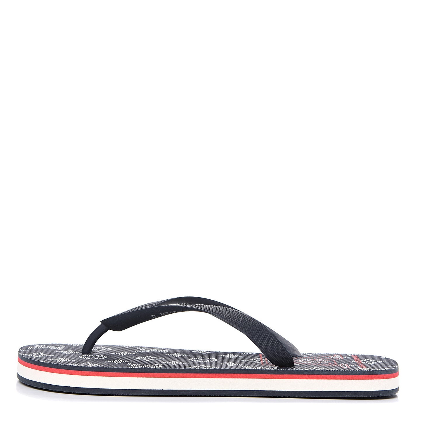 Rubber Mens Molitor Thong Sandals 8 Marine Rouge