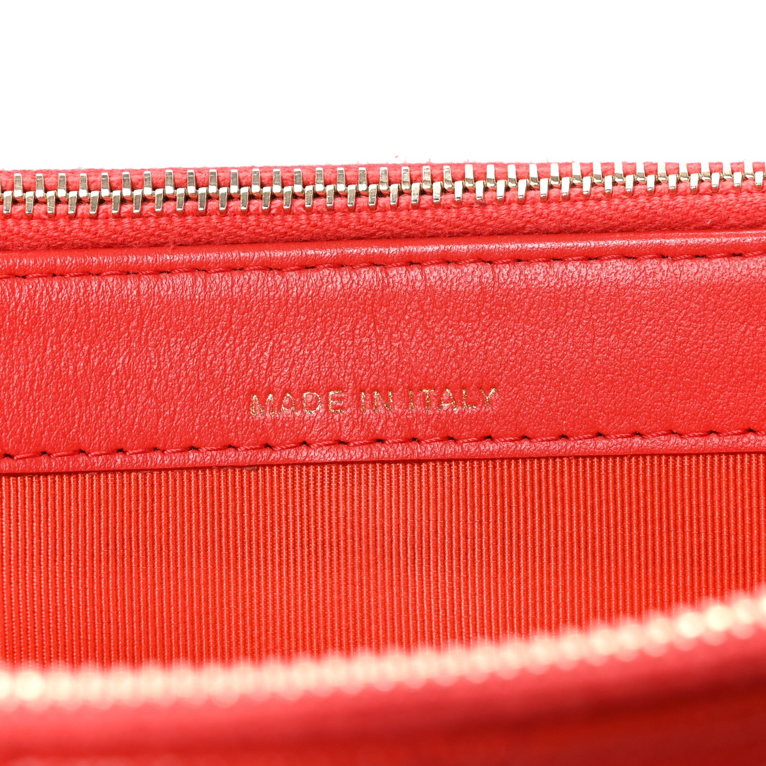 Chanel Caviar Quilted Small Clutch With Chain Red 7 of 12