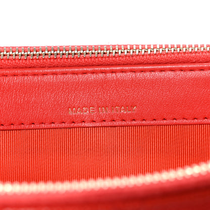 Chanel Caviar Quilted Small Clutch With Chain Red 7 of 12
