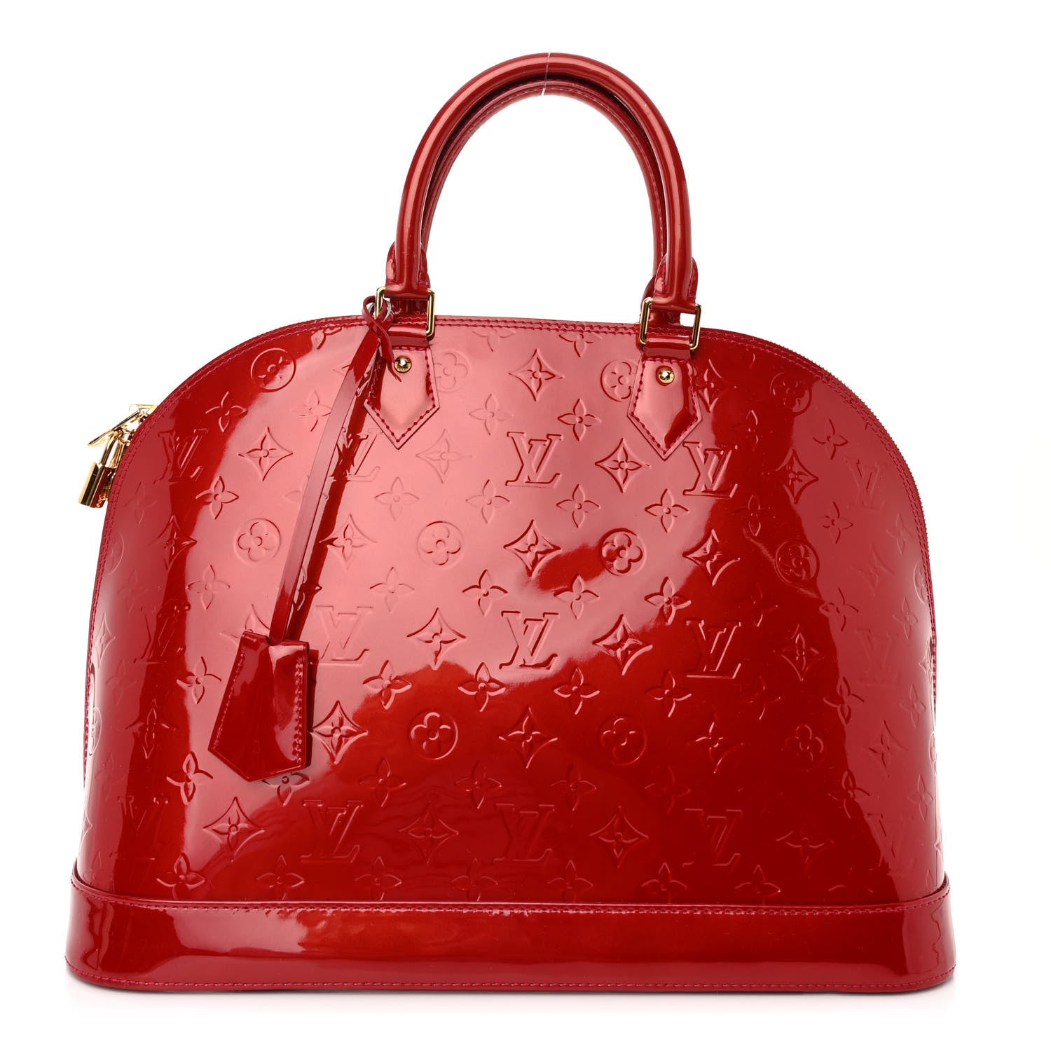 Louis Vuitton LOUIS VUITTON Vernis Alma GM Pomme D'Amour 1 of 9