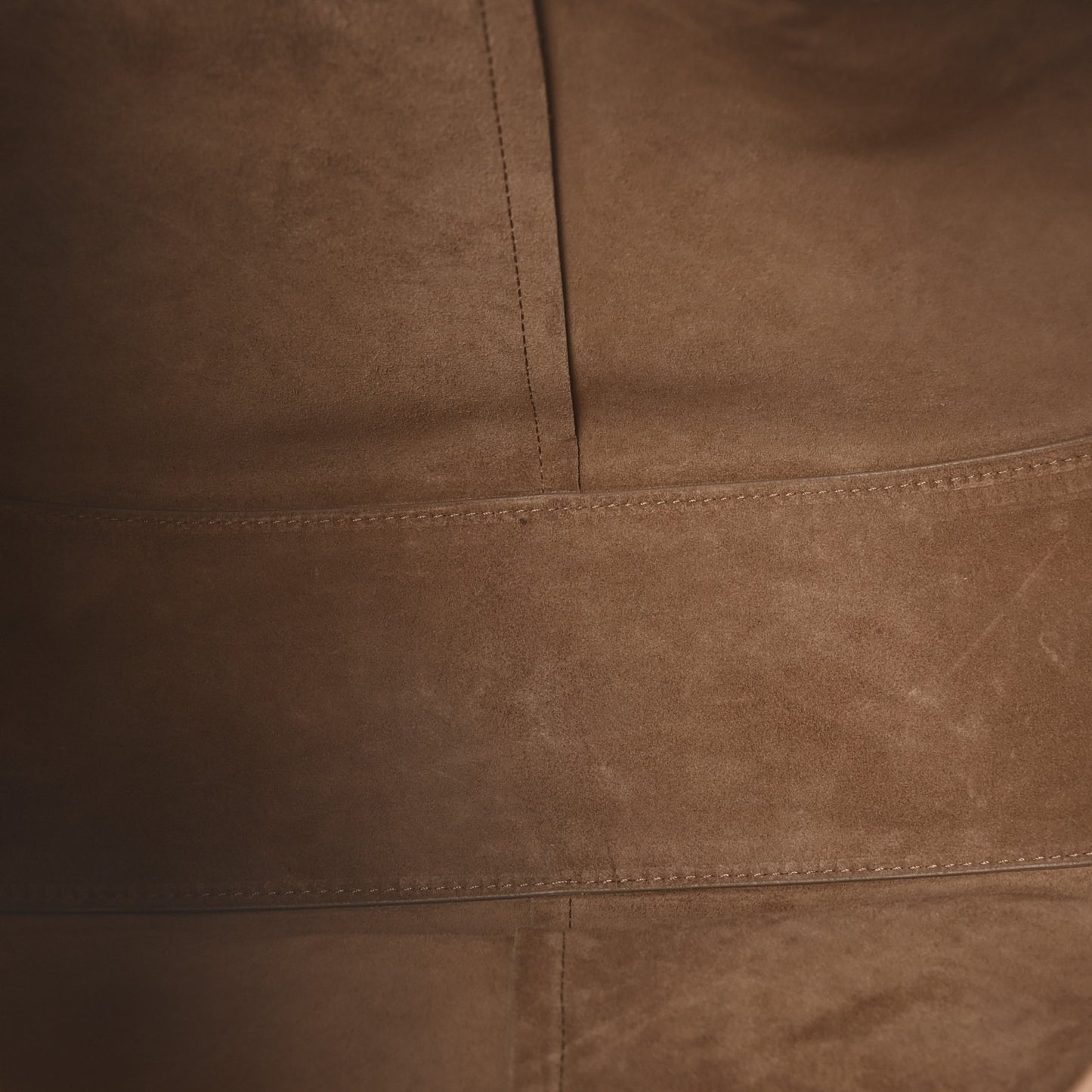 Calfskin Flores Drawstring Bag Biscotto