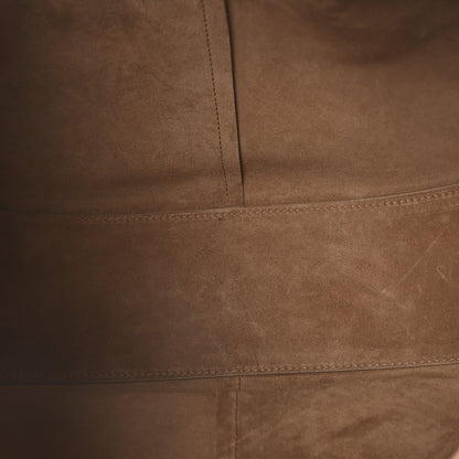 Mansur Gavriel Calfskin Flores Drawstring Bag Biscotto 5 of 9