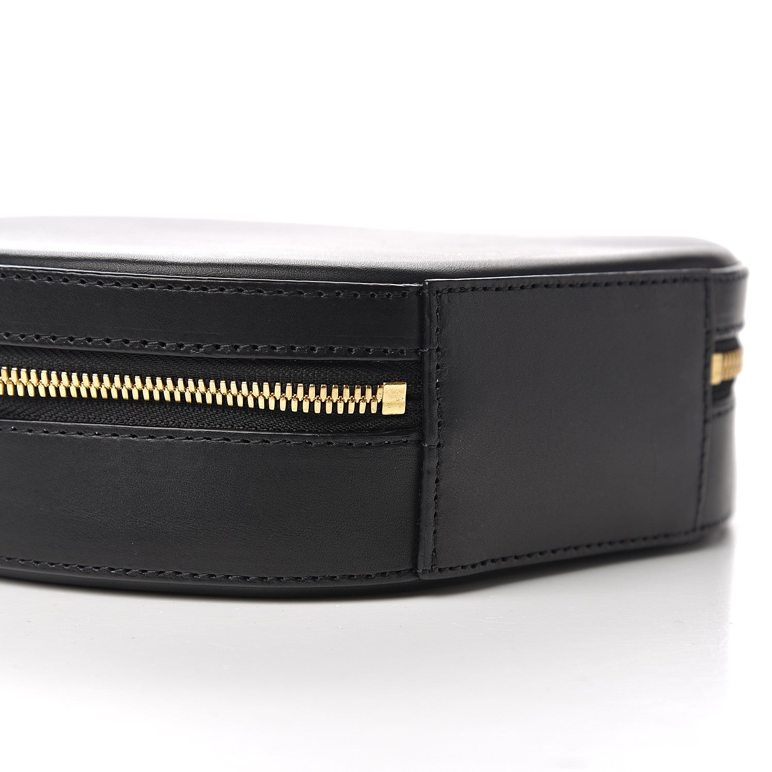 Mansur Gavriel Calfskin Circle Crossbody Bag Black 7 of 9