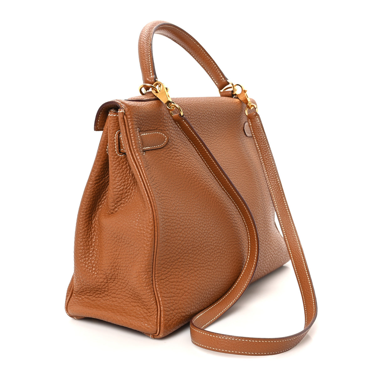 Hermes Togo Kelly Retourne 32 Gold 3 of 11