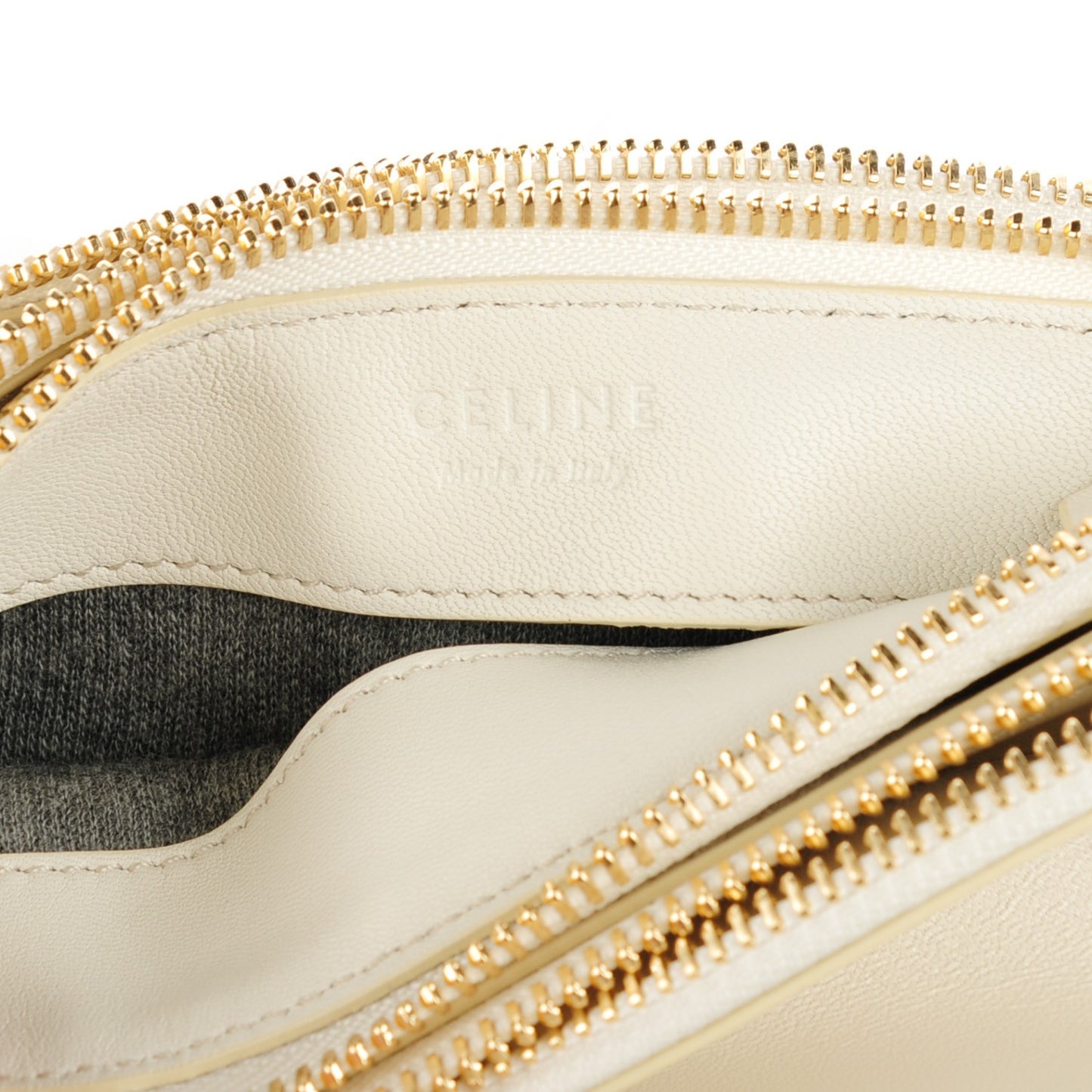 Lambskin Small Trio Crossbody Bag White