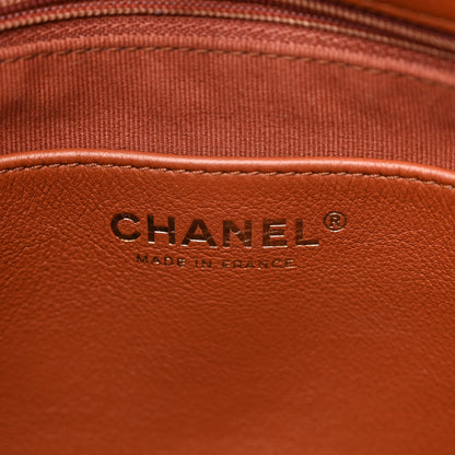 Chanel Calfskin Quilted Braided Handle Chain Hobo Brown 6 of 11