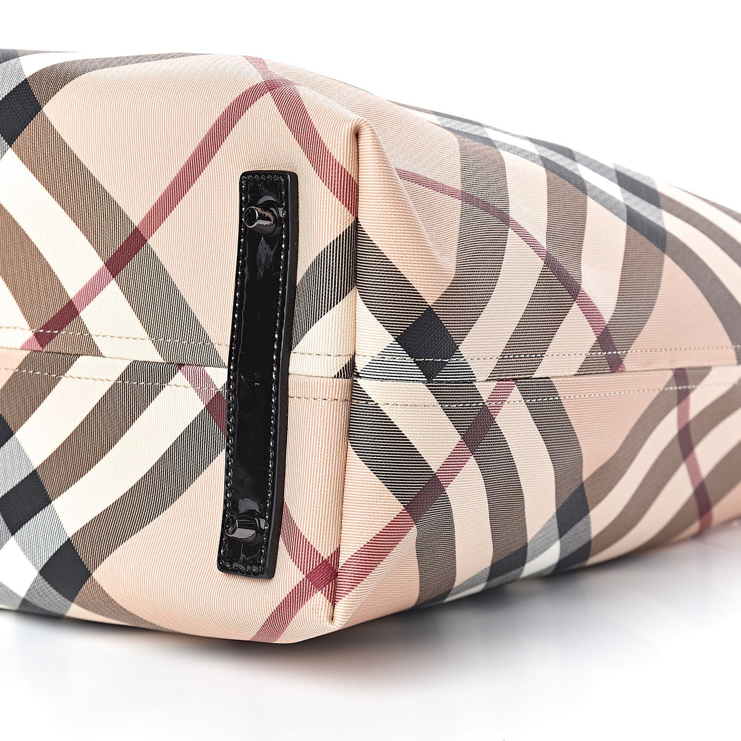 Nova Check Large Nickie Tote Black