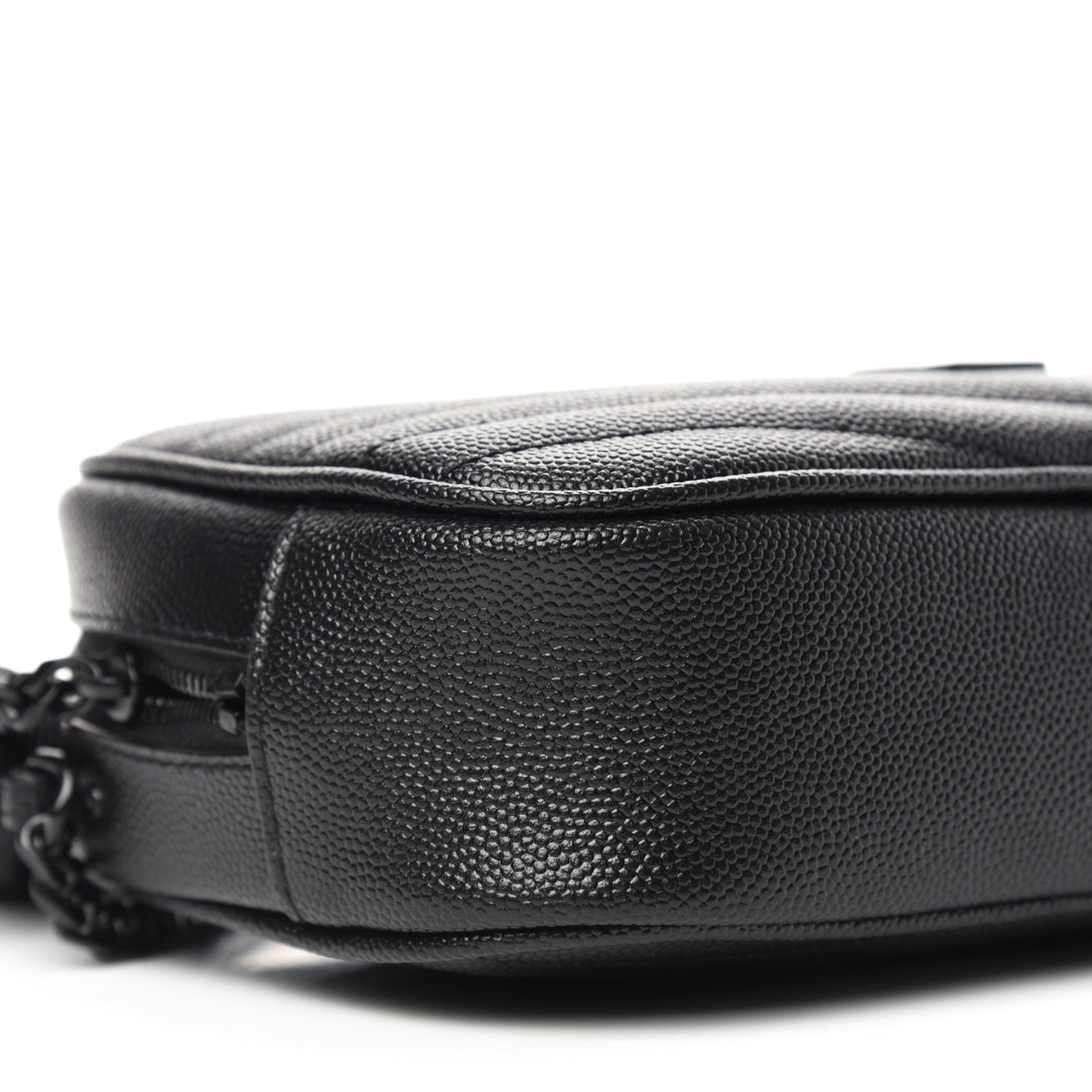 Grain De Poudre Matelasse Monogram Mini Lou Camera Bag Black
