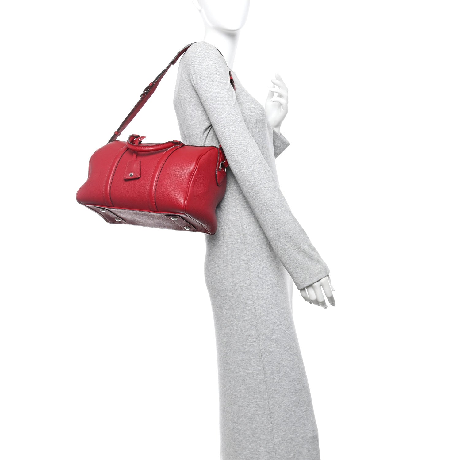 Louis Vuitton Calfskin SC Bag PM Cherry 2 of 17